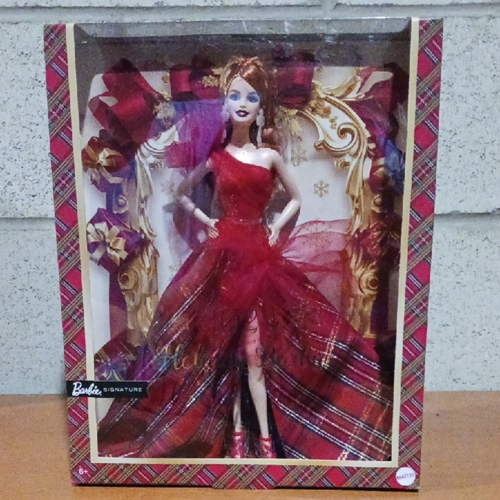 2024 Signature Holiday Barbie Doll in Red Gown B3